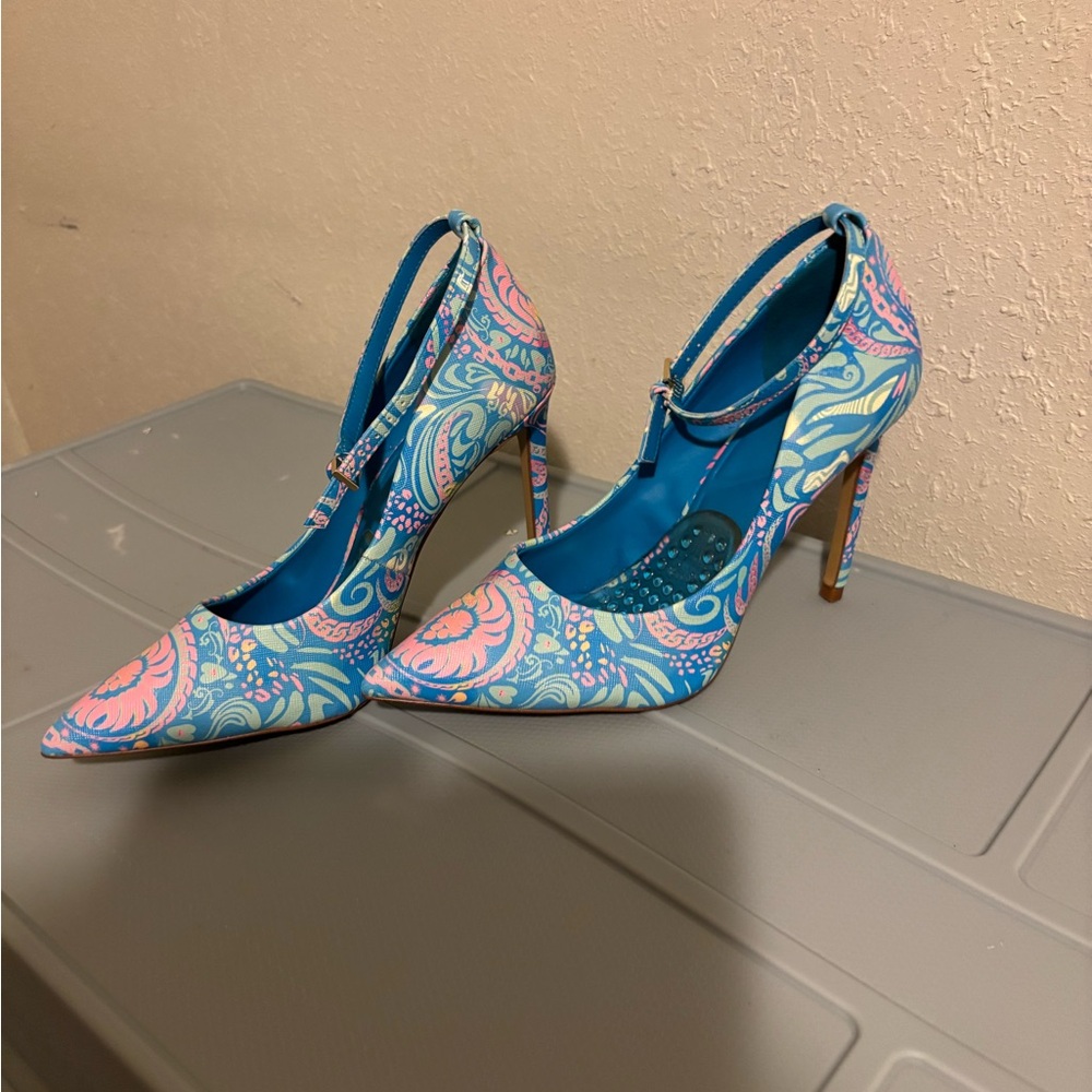 Aldo Multicolor Patterned Heels - image 2